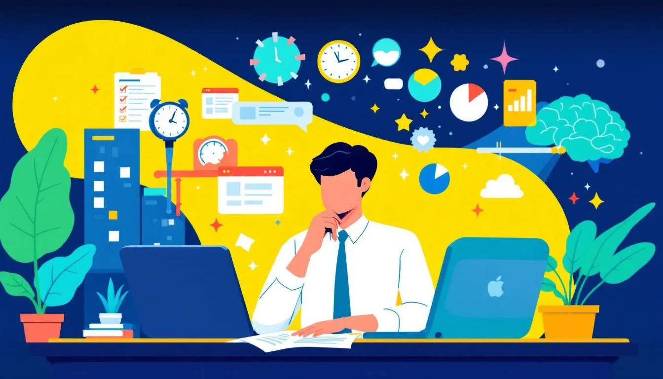 Imagem de um servidor público em um ambiente de trabalho, refletindo sobre a redução de carga horária.